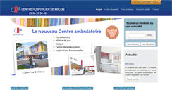 Desktop Screenshot of ch-macon.fr